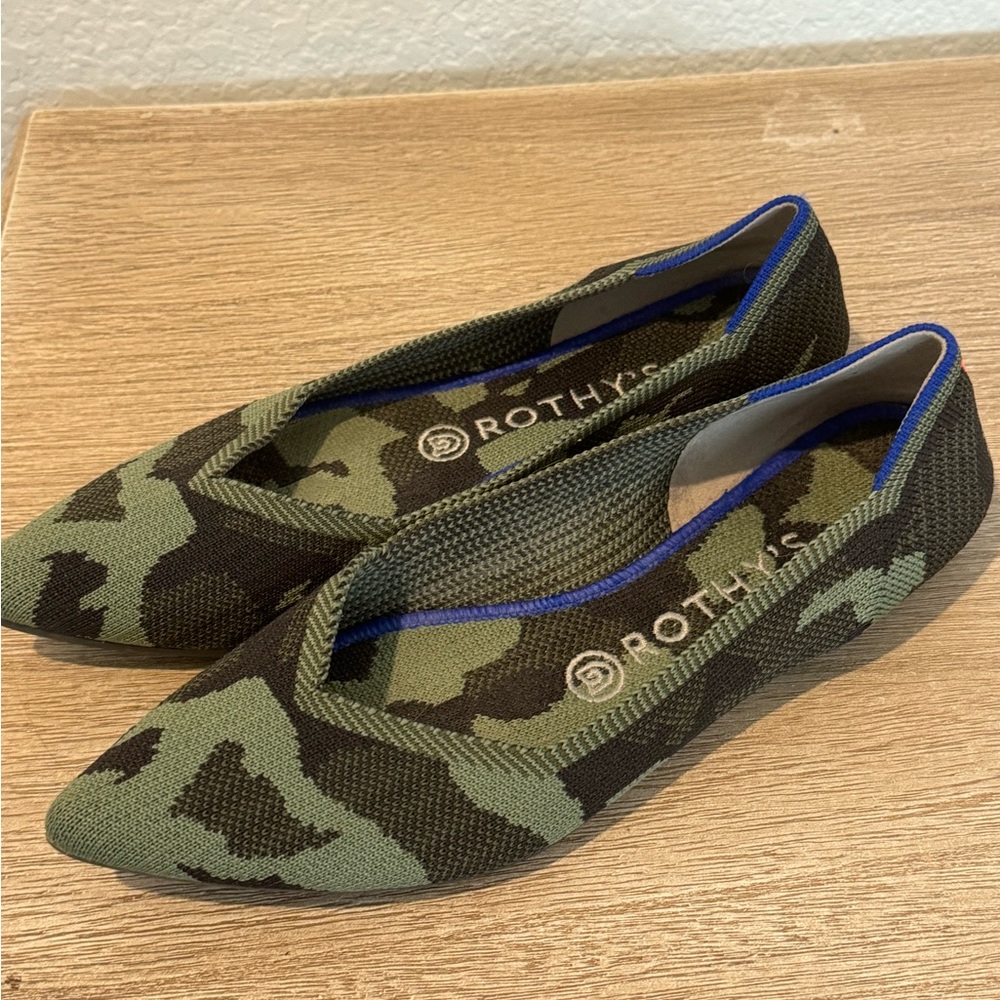 ROTHYS THE POINT WOMENS FLAT SHOES 8.5 - Picture 4 of 5